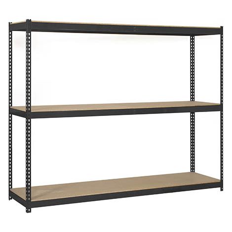 Simonrack Étagère sans vis Anthracite et bois 2000x2400x900 mm (1/4)