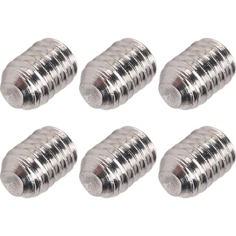 50-teiliges Sortiment an Gewindestiften A2-70 Edelstahl-Madenschrauben M3x4 (1/5)
