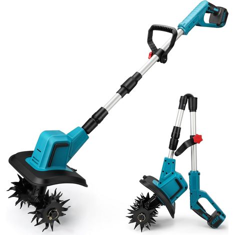 Motoculteur sans Fil 18V (sans Batterie)  550W Motoculteur sans balais, profondeur 15cm, largeur 20cm, pour jardin, cour (1/5)