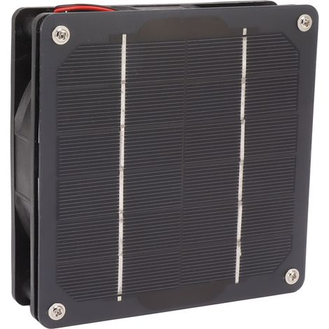 5-Watt-Solarventilator, geringer Stromverbrauch, monokristalliner Solarventilator für Geflügelfarmen, Ställe und Tierhäuser, 12 Volt Gleichstrom (1/5)