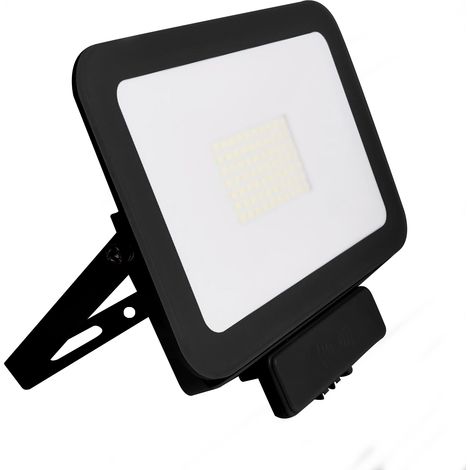 Europalamp – Projecteur LED 30W – Détecteur de mouvement – Lumière blanche chaude 3000K – Étanchéité IP65 – Alliage d'aluminium durable (1/5)