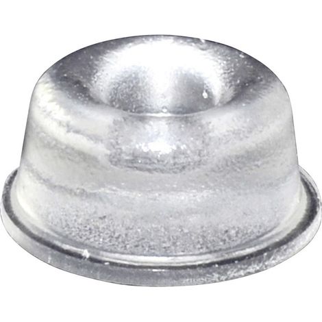 TOOLCRAFT PD2210C Gerätefuß selbstklebend, rund Transparent (Ø x H) 22.3 mm x 10.1 mm 1 St.