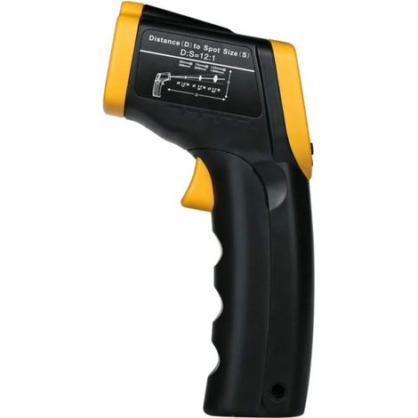 Thermomètre infrarouge Temperature Laser Sans Contact Pistolet Temperature LCD (-50°C380°C) Tenue Maison Industrie Cuisine (1/5)