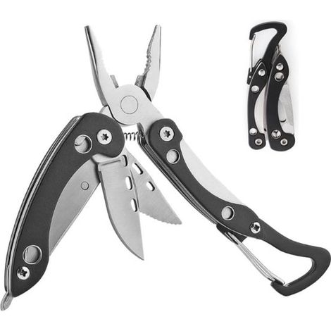 Multitool 9 in 1: pinze multifunzione con forbici e design pieghevole. (1/5)