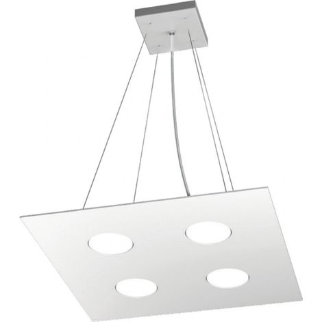 Lampadario moderno top light area 1127 s4 gx53 led monoemissione metallo sospensione (1/5)