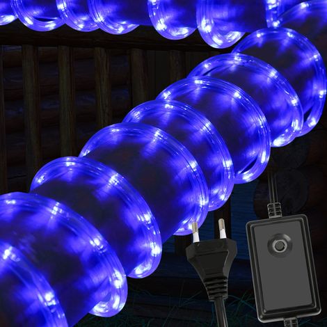 Tubo luminoso a LED da esterno Catena luminosa Rete leggera blu-40m-Senza telecomando (1/5)