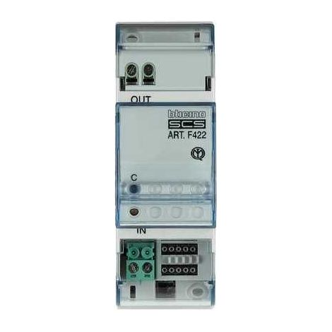 Scs - Interfaccia Tra Sistemiscs 2 Mod Din (Bticino Cod. F422)