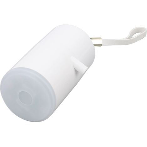 Pompe à vide électrique rechargeable par USB, gonflage avec 4 éclairages pour le camping et les activités de plein air (blanche). (1/5)