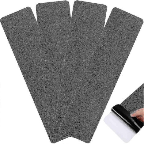 Bandes adhésives pour marches d'escalier extérieures, bandes antidérapantes, bandes adhésives imperméables, bandes de sécurité antidérapantes à haute adhérence (1/5)