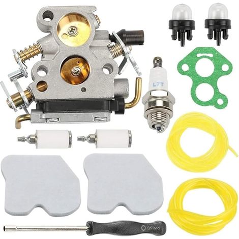 Vergaser für Rasenmäher. Motorteile für Kettensägenvergaser der Modelle 235, 235E, 236, 236E, 240 und 240E mit Luftfilter und Kraftstoffleitungsfilter. (1/4)