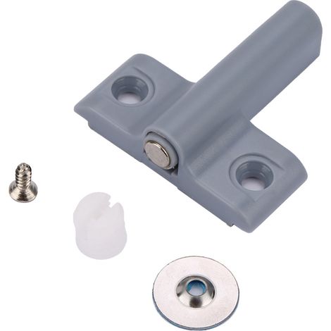 Lot de 10 loquets magnétiques pour portes de placard, butoirs de tiroir sans amortisseur (petit format)