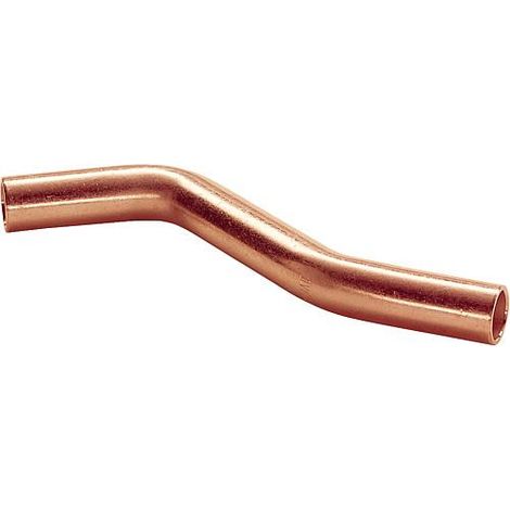 Raccord à sertir cuivre dos d'âne 18 mm M/M contour M