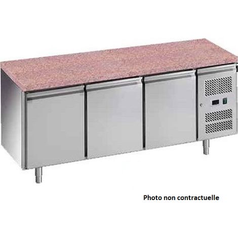 DESSERTE REFRIGEREE INOX -2/+8°C GAZ R290