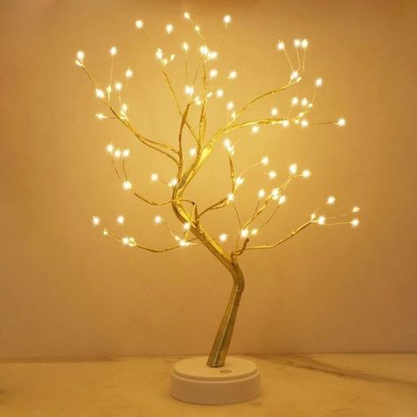 Arbre Lumineux LED Arbre Lumineux Blanc Chaud Lampe Arbre Lumineux Branches Réglables 108 LED (1/5)