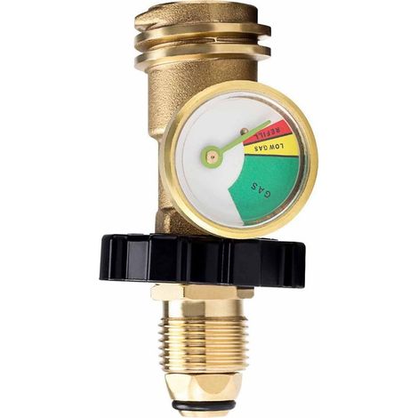 Adaptateur Jauge Niveau Propane - Conversion POL vers QCC1 Type 1 - Pour Barbecue Chauffage Camping - 1 Pièce (1/5)