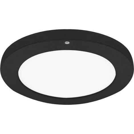 Plafonnier LED Struhm Olgierd 12W 17,5cm détecteur noir (1/2)