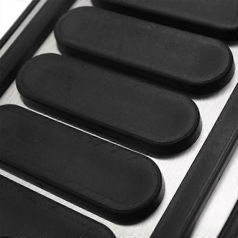 2x Repose-pieds antidérapants adhésifs sans perçage pour voiture Focus Fiesta Mondeo (1/5)