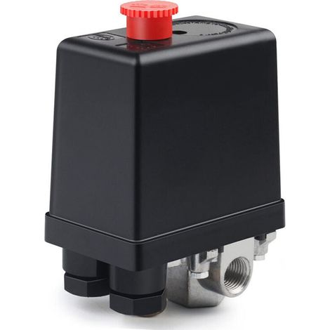 Pressostat compresseur d'air 220V – Contrôle automatique de pression – Réduction rapide – Compatible avec compresseurs standards