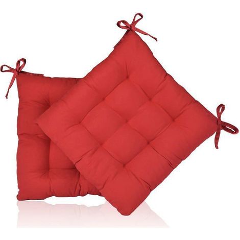 Coussins de siège pour chaises de salle à manger,lot de 2,coussins de chaise de salle à manger épais,doux et confortables,40×40cm (1/5)