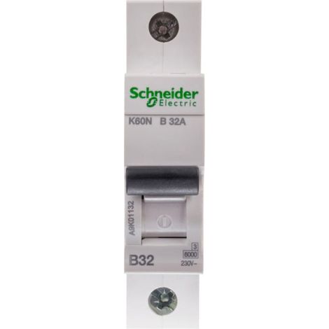Interruttore automatico 1P B 32A 6kA AC K60N A9K01132