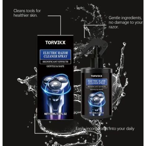 Spray nettoyant et désodorisant pour rasoir électrique, prévention de la rouille - 100ml