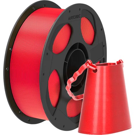 Filament Anycubic Seide Weihnachtsrot 1kg (1/4)