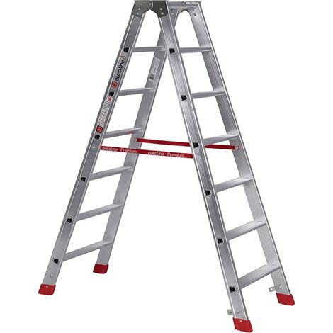 Euroline Premium 30577 Stufenstehleiter 2x7 Stufen (1/4)