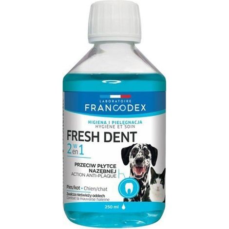 Francodex – für die Mundhygiene von Hunden und Katzen, 250 ml