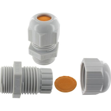 presse étoupe - en polyamide - pg36 - gris - blm distribution 108362