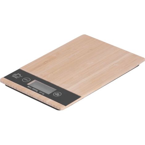 Waage MagicHome, Küchenwaage, Bambusmuster, max. 5 kg, 23x16,5 cm (1/2)