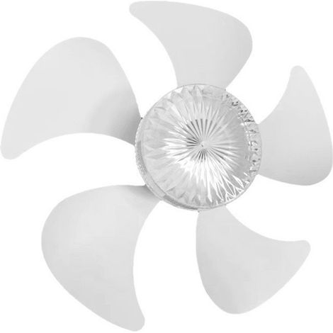 Ventilatore da soffitto E27 con 5 luci, silenzioso, dimmerabile, ideale per camera da letto o cameretta dei bambini. (1/4)