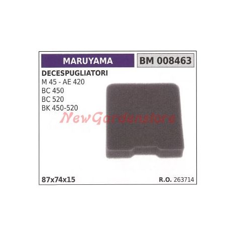 Filtro aria MARUYAMA decespugliatore M 45 AE 420 BC 450 520 BK 450 520 008463