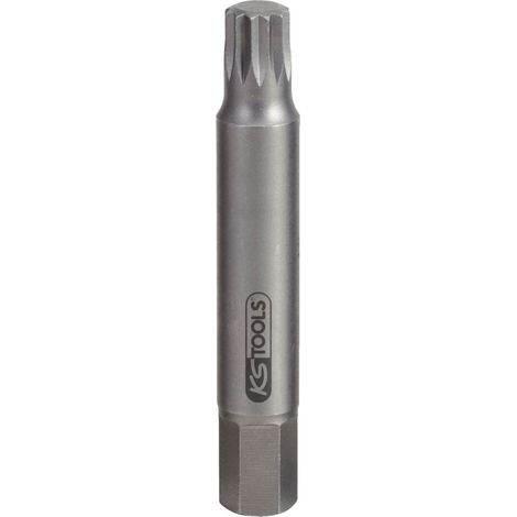 KS Tools 10 mm Spezial-Bit Vielzahn, M10, 75 mm