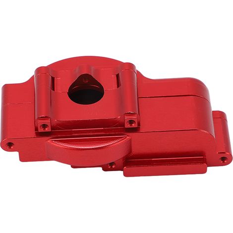 Mittelgehäuse für das Getriebe aus Aluminiumlegierung, verbessertes Ersatzteil für Traxxas LaTrax 1/18 RC-Car, rot. (1/5)