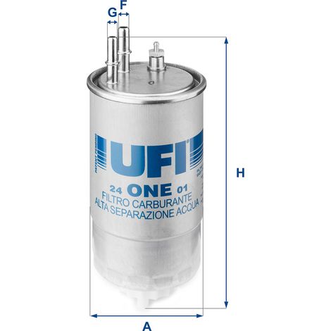 Filtro de combustible UFI 24.ONE.01