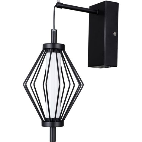 Lámpara de pared LED Sevil negra MAT italux WL-34403-1-BK (1/2)
