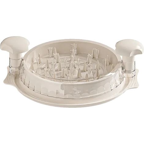 Strumento per sminuzzare la carne, sminuzzamento rapido, design ergonomico, BIANCO (1/2)
