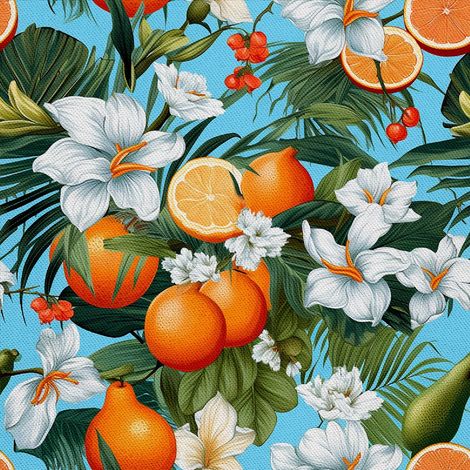 Tela decorativa para exteriores Oxford - Motivo frutal DX6543 (1/5)