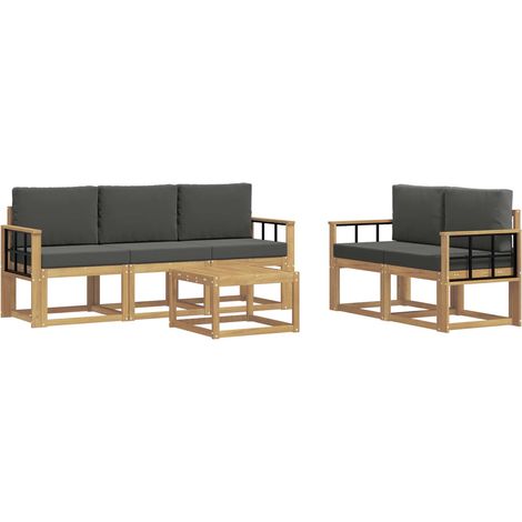 Outdoor Sofa Set 6 pcs vidaXL