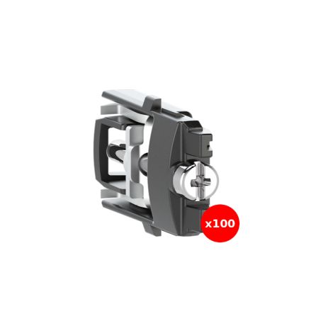 Legrand - Dooxie - LOT de 100 Griffes Rapido profondeur 40mm pour ru00e9novation - Ref. : 600049x100 (1/2)