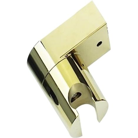 1 support de pommeau de douche rotatif en ABS doré (doré) (1/5)