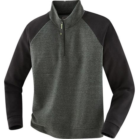 Sweattroyer Dunkelgrün/Schwarz 80481 Gr. S