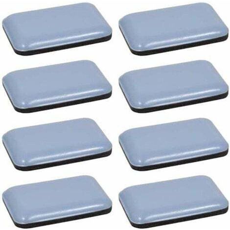 8x Patin glisseur téflon Teflon PTFE autocollant adhésif rectangulaire 35 x 25 mm Protection Sol Parquet Pied Chaise Meuble (1/4)