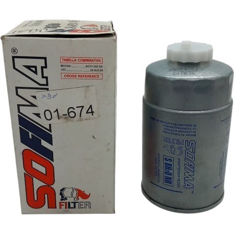 Filtro carburante marca sofima codice s8h0nr