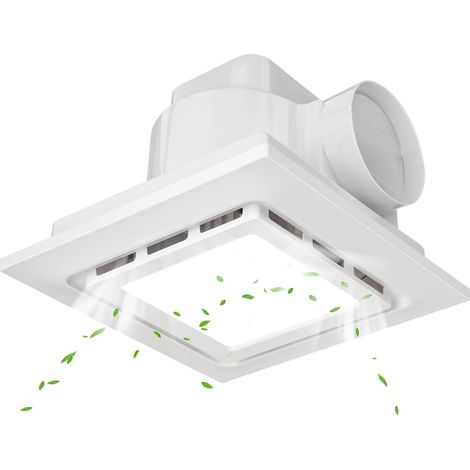 Ventilateur d'échappement de salle de bain (21 x 21 cm) (1/5)