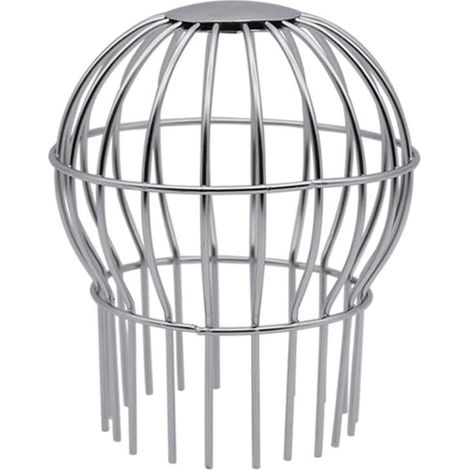 Crépine en inox pour gouttière, anticolmatage, protège contre les feuilles et débris, outil de nettoyage pratique  98 mm