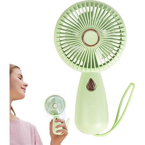 Mini ventilateur portable silencieux, ventilateur de refroidissement personnel rechargeable, compact pour maison, bureau, voyage et camping (1/5)