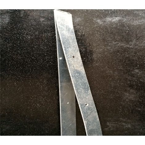 Direct Filet – Kit de jonction pour barrière anti-racine 70 cm – Acier galvanisé pré-percé – Longueur 100 cm – Fixation par vis de 7 mm (1/3)