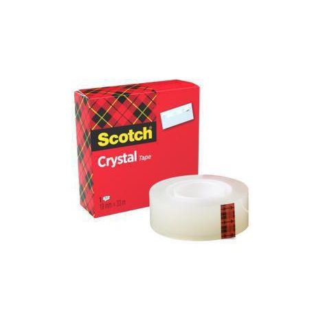 Ruban adhésif Scotch® Crystal Clear 600 Scotch C6001933 transparent (L x l) 33 m x 19 mm acrylate 1 pc(s) (1/4)