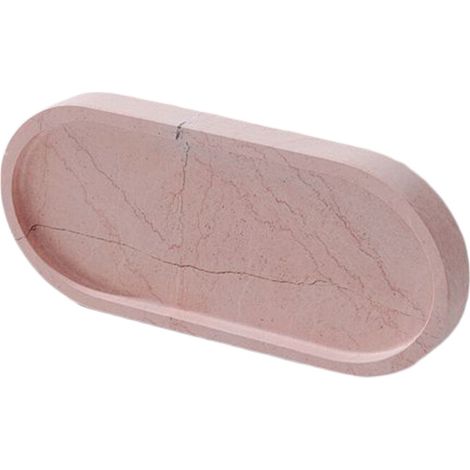 Organizer per piatti da portata, colore rosa, 25x12 cm